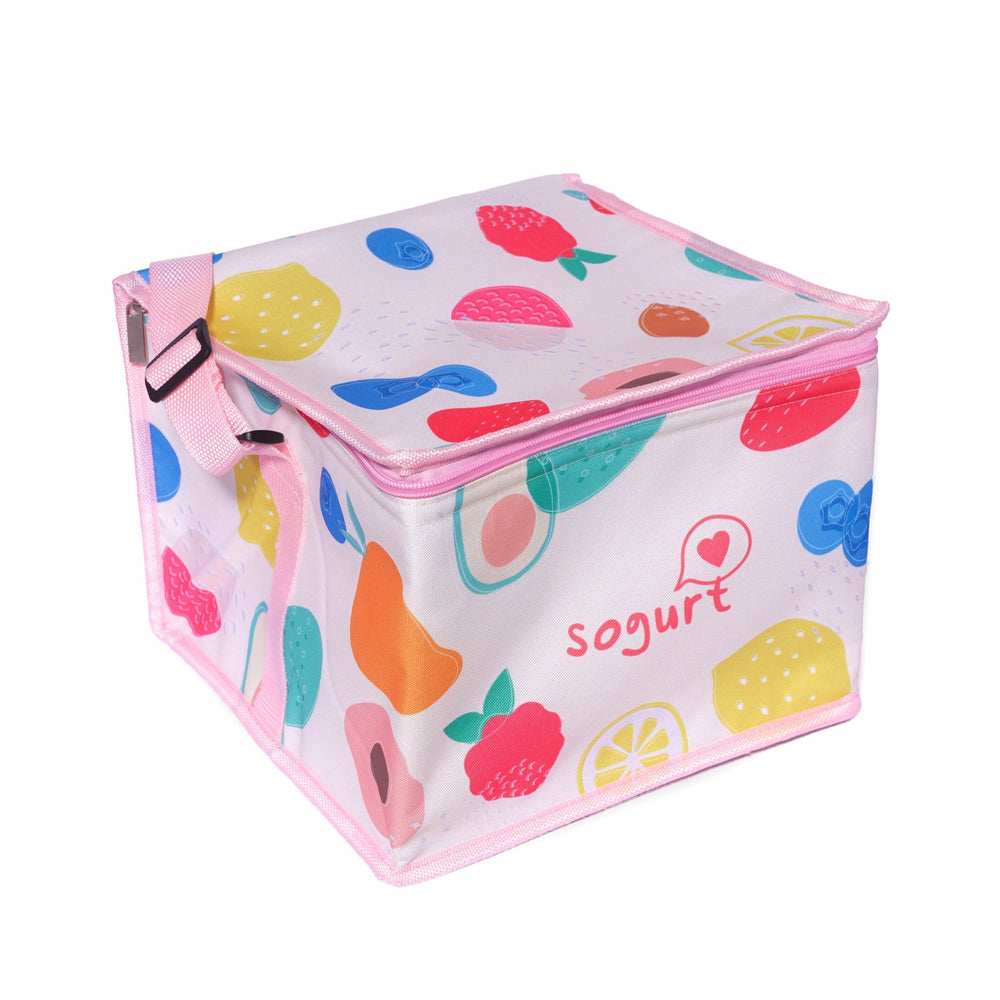 Sogurt 'Sakura' Ice Cream Cooler bag - Holds up to 25 Ice Cream Minicups - Perfect For Picnic or For Parties