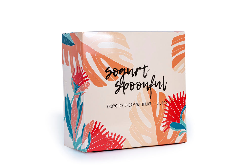 Sogurt Ice Cream Festive Box With 9 Minicups - Each Minicup Is 120ml