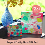 Sogurt's Colourful Ice Cream Fruity Box Gift Set with 9 Minicups and A Free Gift Card!  