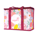 Sogurt 'Poppy' Cooler Bag that can hold 6 Ice Cream Pints - Perfect Cooler Bag For Picnic
