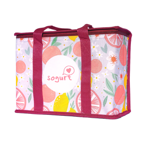 
                  
                    Load image into Gallery viewer, Sogurt &amp;#39;Poppy&amp;#39; Cooler Bag that can hold 6 Ice Cream Pints - Perfect Cooler Bag For Picnic
                  
                