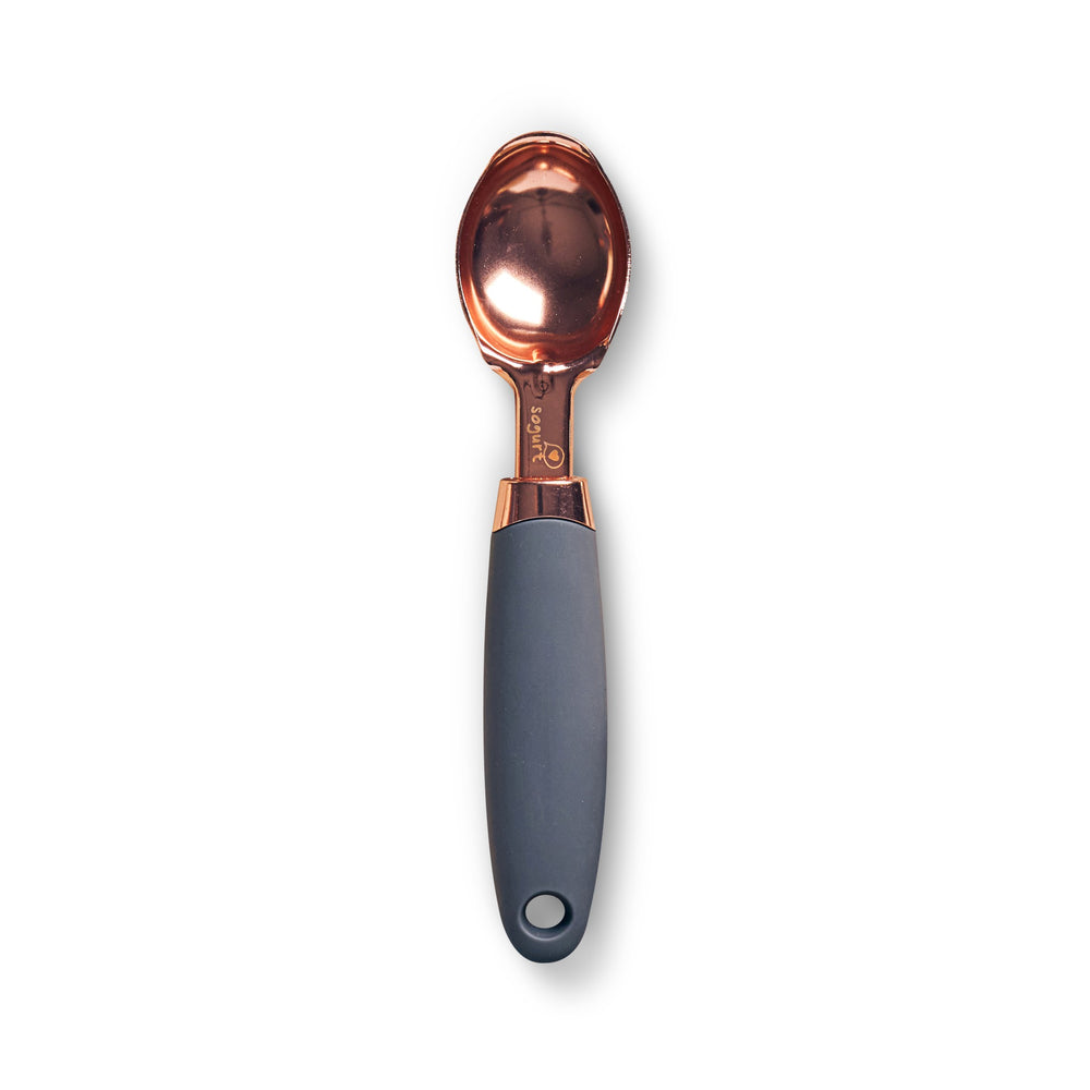 
                  
                    Load image into Gallery viewer, Sogurt Ice Cream Scoop - Rose Gold With Pastel Grey Handle
                  
                