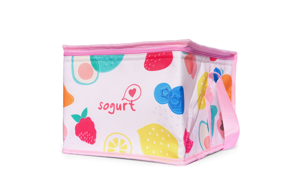 Sogurt Sakura Cooler Bag. Beautifully designed by Sogurt's team for the perfect picnic outing!
